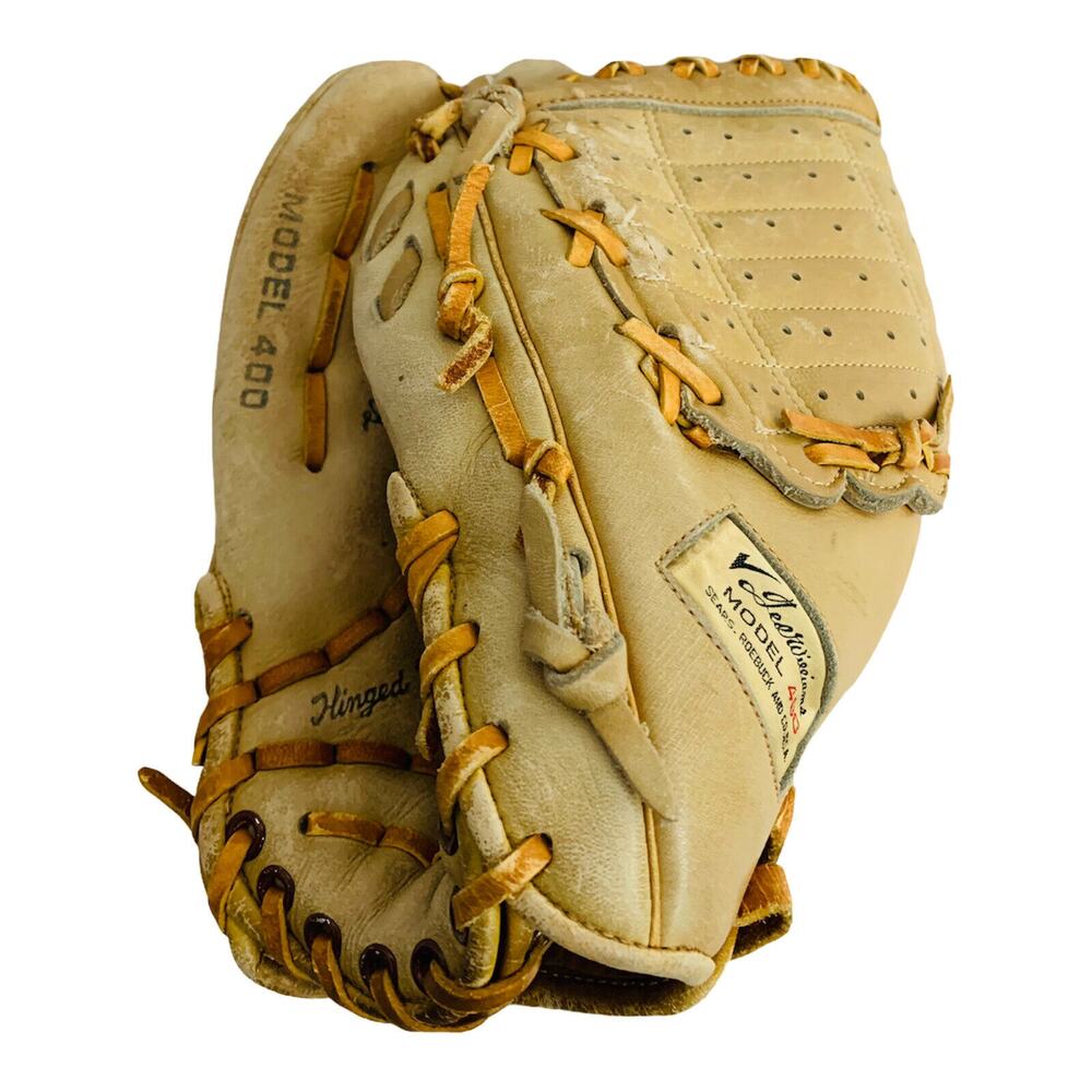 Vintage Ted Williams Model 400 Leather Baseball Glove Japan 16199 Sears